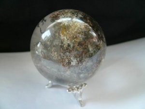 画像1: ガーデン水晶丸玉 45.7mm/ 130g　004