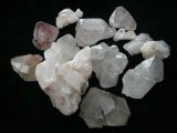 天然水晶共生石クラスタ　トルマリン、ファントム、緑廉石など共生　500g　002