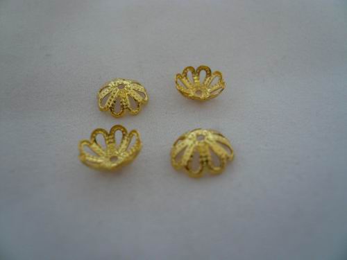 画像: 花座　8mm　金色　20個　