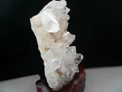 画像: 天然水晶クラスタ　トルマリン共生石　座付き　268g　031