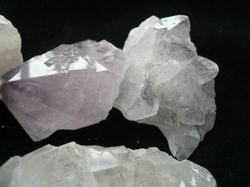 画像: 天然水晶共生石クラスタ　トルマリン、ファントム、緑廉石など共生　500g　003